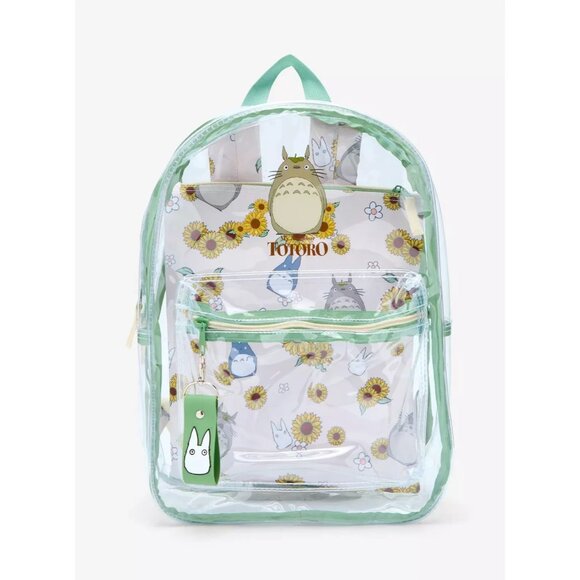 Her Universe Handbags - Studio Ghibli My Neighbor Totoro Clear Backpack NEW